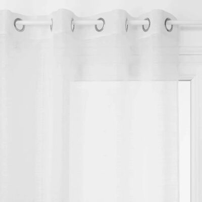 Atmosphera Louis Vorhang - 140x240cm - Weiß / Hellrosa / Grau - Fenstervorhang Atmosphera Louis Vorhang - 140x240cm - Weiß / Hellrosa / Grau - Fenstervorhang