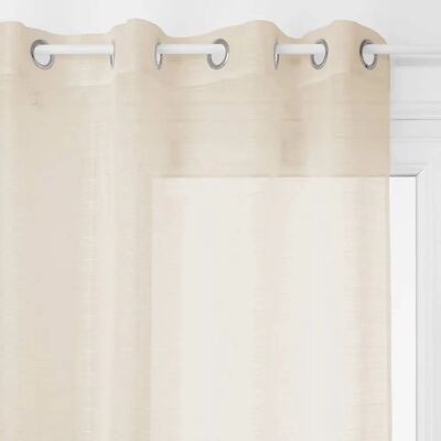Rideau Beige Louis Atmosphera - 140x240 cm - Style Moderne - Publicité Rideau Beige Louis Atmosphera - 140x240 cm - Style Moderne - Publicité