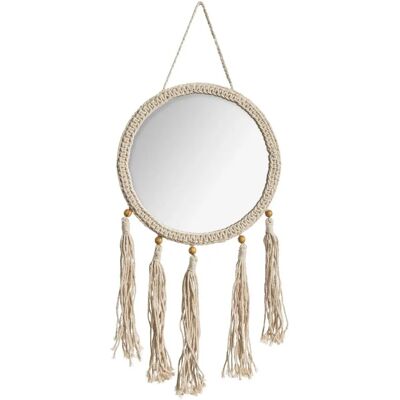 Atmosphera 162308 Wandspiegel - Beige - Elegante Dekoration Atmosphera 162308 Wandspiegel - Beige - Elegante Dekoration