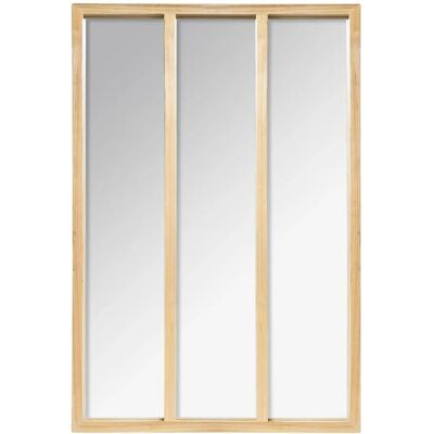 Lustro ścienne Atmosphera 162244 - Drewno Naturalne, 76x116cm - Styl Industrialny Lustro ścienne Atmosphera 162244 - Drewno Naturalne, 76x116cm - Styl Industrialny