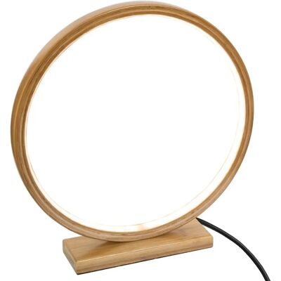 Lampa LED okrągła z bambusa Atmosphera - Nowoczesny Styl Lampa LED okrągła z bambusa Atmosphera - Nowoczesny Styl