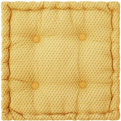 Atmosphera - Bodenkissen 'Otto' - Baumwolle - Senfgelb 40x40cm - Bodenkissen Atmosphera - Bodenkissen 'Otto' - Baumwolle - Senfgelb 40x40cm - Bodenkissen