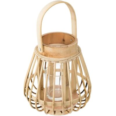 Atmosphera 164305 Rattan Lantern - Natural Decor Atmosphera 164305 Rattan Lantern - Natural Decor