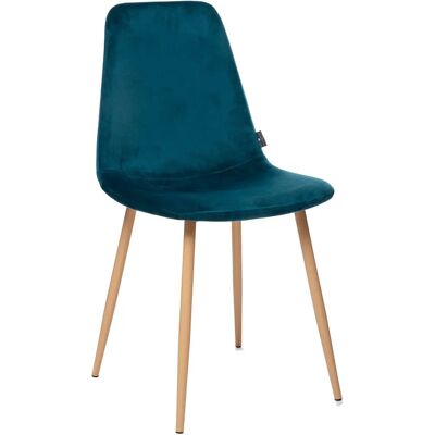 Atmosphera Roka Samtblumen Blau Velours Sessel Atmosphera Roka Samtblumen Blau Velours Sessel