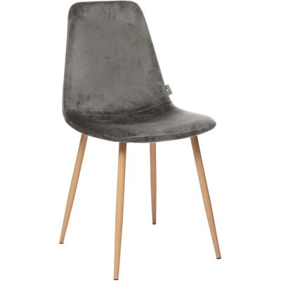 Chaise Velours Roka Atmosphera - Style Rétro, Pieds en Acier, Confort - Publicité Chaise Velours Roka Atmosphera - Style Rétro, Pieds en Acier, Confort - Publicité