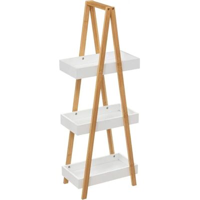 Französische Marke 3-stufiges Bambus-Badezimmerregal - Modernes Design Französische Marke 3-stufiges Bambus-Badezimmerregal - Modernes Design