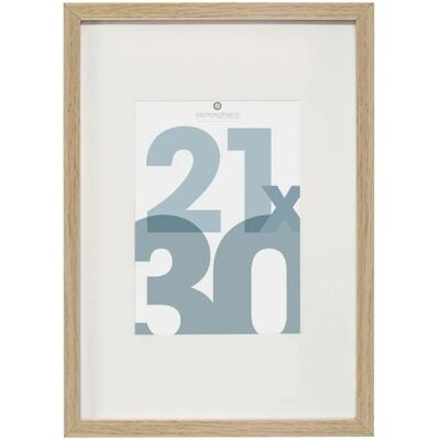Cadre photo Atmosphera 162354C - Beige - Tons neutres et modernes - Convient pour photos 21x30 cm Cadre photo Atmosphera 162354C - Beige - Tons neutres et modernes - Convient pour photos 21x30 cm