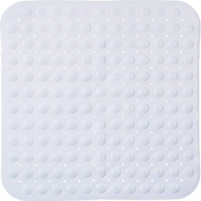 5five Tapis de Douche Antidérapant Blanc en PVC - Douche 5five Tapis de Douche Antidérapant Blanc en PVC - Douche
