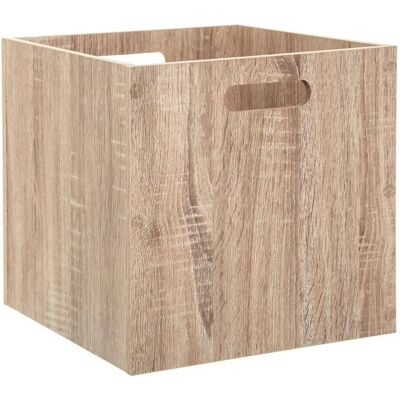 FIVE Wooden Storage Box 31x31cm - Natural Finish - Storage Box FIVE Wooden Storage Box 31x31cm - Natural Finish - Storage Box