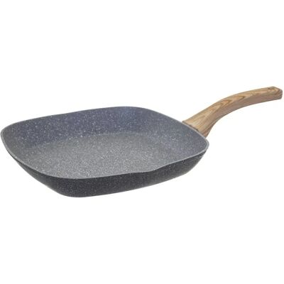 Poêle à grill en aluminium Secret de Gourmet - 28cm - Résistante, Antiadhésive, Compatible induction - Publicité Poêle à grill en aluminium Secret de Gourmet - 28cm - Résistante, Antiadhésive, Compatible induction - Publicité