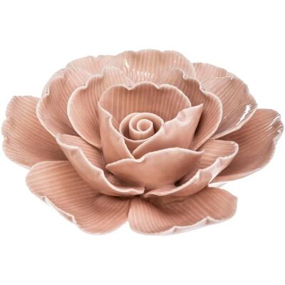Atmosphera - Fleur en céramique - Rose pâle - 10cm - Décoration - Publicité Atmosphera - Fleur en céramique - Rose pâle - 10cm - Décoration - Publicité