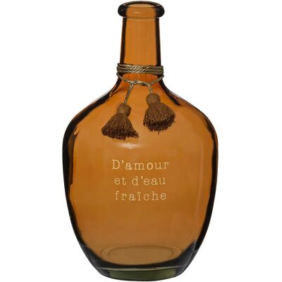 Atmosphera Vase Dame Jeanne Gypsy - Elegantes Glas, 31cm - Vase Atmosphera Vase Dame Jeanne Gypsy - Elegantes Glas, 31cm - Vase