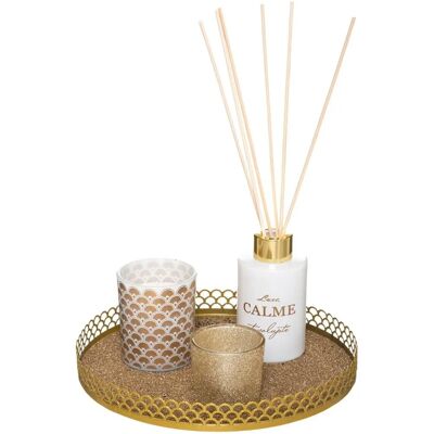 Atmosphera 172740 Bougie en cire - Coffret senteur - Publicité Atmosphera 172740 Bougie en cire - Coffret senteur - Publicité