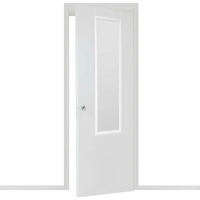 ATMOSPHERA Modelo - Puerta de espejo de plástico - 35x125 cm - Blanco ATMOSPHERA Modelo - Puerta de espejo de plástico - 35x125 cm - Blanco
