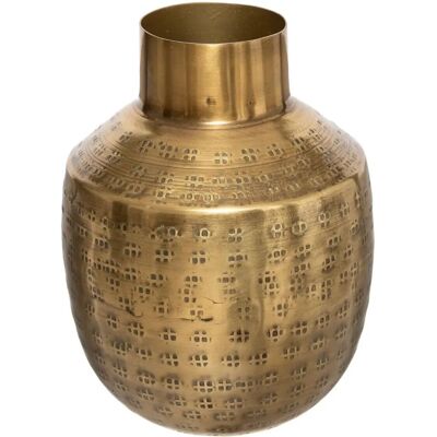 Atmosphera 181409 Vase - Mit Hammerschlag-Finish Atmosphera 181409 Vase - Mit Hammerschlag-Finish
