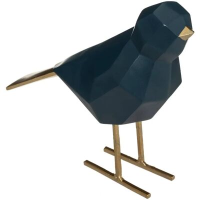 Atmosphera Oiseau Resin-Vogelstatue - 19,5 cm - Blau Atmosphera Oiseau Resin-Vogelstatue - 19,5 cm - Blau