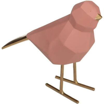 ATMOSPHERA Rosa Resin Vogel Statue - Modernes Interieur ATMOSPHERA Rosa Resin Vogel Statue - Modernes Interieur