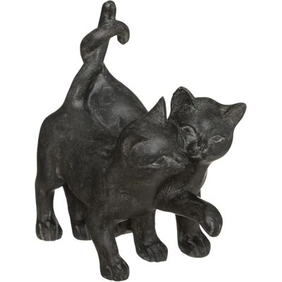 Statua in Resina Atmosphera Modello H.15cm - Decorazione Nera Statua in Resina Atmosphera Modello H.15cm - Decorazione Nera