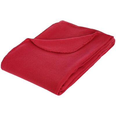 Atmosphera 103870G Couverture - Rouge - Durable, Doux & Élégant - Publicité Atmosphera 103870G Couverture - Rouge - Durable, Doux & Élégant - Publicité