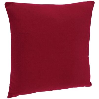 Coussin décoratif en coton rouge Atmosphera 38x38cm - Housse amovible - Publicité Coussin décoratif en coton rouge Atmosphera 38x38cm - Housse amovible - Publicité