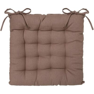 Atmosphera 103851C Sitzkissen - Twill Stoff, Taupe, 38x38cm - Sitzkissen Atmosphera 103851C Sitzkissen - Twill Stoff, Taupe, 38x38cm - Sitzkissen