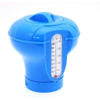 Distributeur de Chlore eStore avec Thermomètre - Accessoire Piscine - Publicité Distributeur de Chlore eStore avec Thermomètre - Accessoire Piscine - Publicité