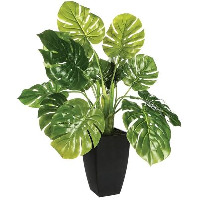 Plante artificielle Atmosphera 103166 - Monstera verte, 70cm - Publicité Plante artificielle Atmosphera 103166 - Monstera verte, 70cm - Publicité