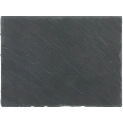 Secret de Gourmet Schwarze Pizzabrett - Snack-Tablett - 32x24cm Secret de Gourmet Schwarze Pizzabrett - Snack-Tablett - 32x24cm