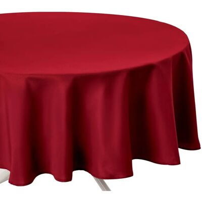 ATMOSPHERA Červená odolná proti skvrnám ubrus - Ubrus, červený, polyester, 180cm ATMOSPHERA Červená odolná proti skvrnám ubrus - Ubrus, červený, polyester, 180cm