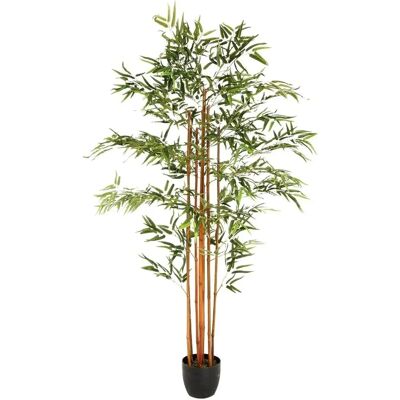 ATMOSPHERA Plante de Bambou Artificielle - 180cm - Style Asiatique Chic - Publicité ATMOSPHERA Plante de Bambou Artificielle - 180cm - Style Asiatique Chic - Publicité