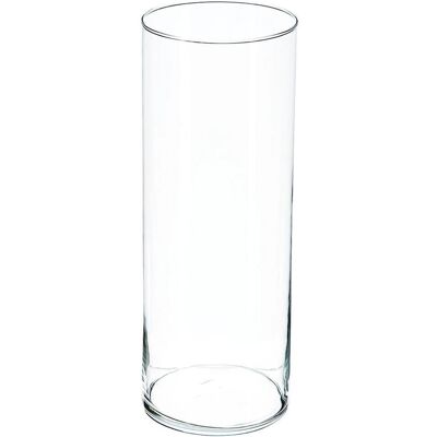 Atmosphera Vase - Transparenter Zylinder 15x40cm - Wohnaccessoire Atmosphera Vase - Transparenter Zylinder 15x40cm - Wohnaccessoire