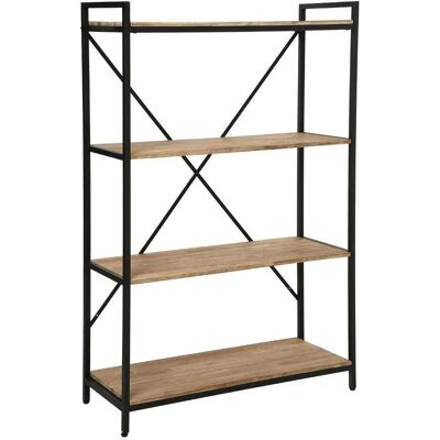 Estantería Edena de Atmosphera - Madera y metal - 90x141cm - Unidad de estantería Estantería Edena de Atmosphera - Madera y metal - 90x141cm - Unidad de estantería