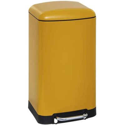 5FIVE Gelbe Pedaltonne - 30L Moderner Mülleimer 5FIVE Gelbe Pedaltonne - 30L Moderner Mülleimer
