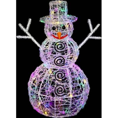 Feeric Lights & Christmas Muñeco de nieve - 60cm LED multicolor Feeric Lights & Christmas Muñeco de nieve - 60cm LED multicolor