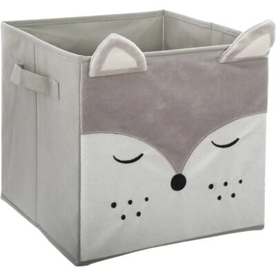 Atmosphera Fox Velvet Storage Basket - Kids Room Organizer Atmosphera Fox Velvet Storage Basket - Kids Room Organizer