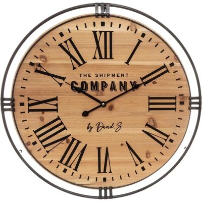 Atmosphera Modell Colonial Holz-Wanduhr - 58cm Atmosphera Modell Colonial Holz-Wanduhr - 58cm