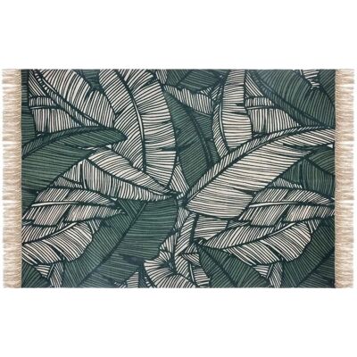 Tapis Atmosphera 164054B motif végétal vert - Tapis - Publicité Tapis Atmosphera 164054B motif végétal vert - Tapis - Publicité
