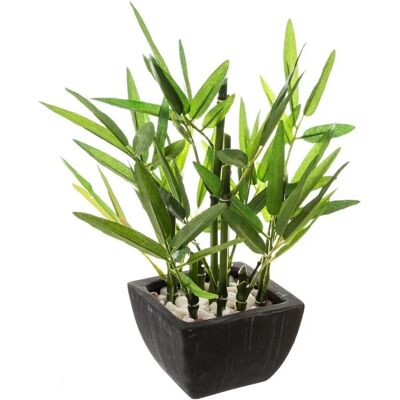 Plante Artificielle Bambou Atmosphera - Noir - Décoration - Publicité Plante Artificielle Bambou Atmosphera - Noir - Décoration - Publicité