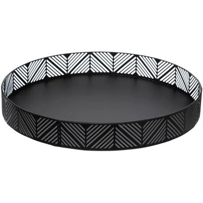 Secret de Gourmet Korb-Tablett 29,5x4,4 cm - Schwarz - Tablett Secret de Gourmet Korb-Tablett 29,5x4,4 cm - Schwarz - Tablett