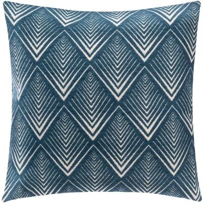 Housse de coussin bleue avec motif géométrique - Type de coussin - Publicité Housse de coussin bleue avec motif géométrique - Type de coussin - Publicité
