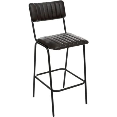 Sgabello da Bar Nero 'Dario' Atmosphera - Struttura in Ferro - Design senza Tempo Sgabello da Bar Nero 'Dario' Atmosphera - Struttura in Ferro - Design senza Tempo