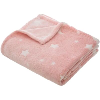 Atmosphera Baby-Decke - 125x150cm Sternen-Mond Muster Atmosphera Baby-Decke - 125x150cm Sternen-Mond Muster
