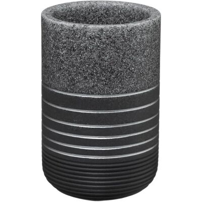 5Five Gray Toothbrush Holder - Stylish Bathroom Accessory 5Five Gray Toothbrush Holder - Stylish Bathroom Accessory