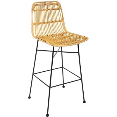 Sedia da bar Atmosphera Kubu - Rattan e metallo - Universale Sedia da bar Atmosphera Kubu - Rattan e metallo - Universale
