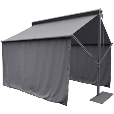 Cortinas para pérgola Hespéride - 4x2 m - Poliéster impermeable Cortinas para pérgola Hespéride - 4x2 m - Poliéster impermeable