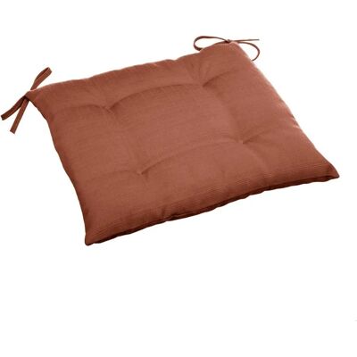 Hesperide - Cuscino Sedia Quadrato 4 Punti Terracotta - 40x40cm - Esterno Hesperide - Cuscino Sedia Quadrato 4 Punti Terracotta - 40x40cm - Esterno