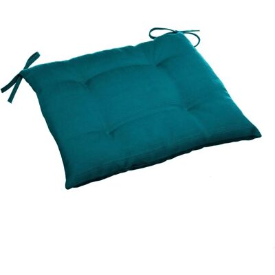 Hesperide - Cuscino sedia quadrato 4 punti KORAI Blu Anatra - 40x40cm - Comfort esterno Hesperide - Cuscino sedia quadrato 4 punti KORAI Blu Anatra - 40x40cm - Comfort esterno