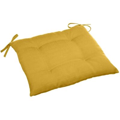 Cuscino sedia quadrato senape giallo Hesperide - 40x40x4 cm Cuscino sedia quadrato senape giallo Hesperide - 40x40x4 cm
