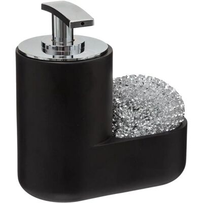 5five Simple Smart - Distributore di sapone con spugna - Nero 5five Simple Smart - Distributore di sapone con spugna - Nero