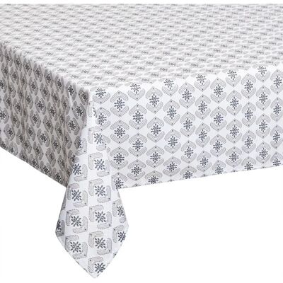 Nappe Rectangulaire Antitaches Atmosphera Gris - 140x240cm - Publicité Nappe Rectangulaire Antitaches Atmosphera Gris - 140x240cm - Publicité